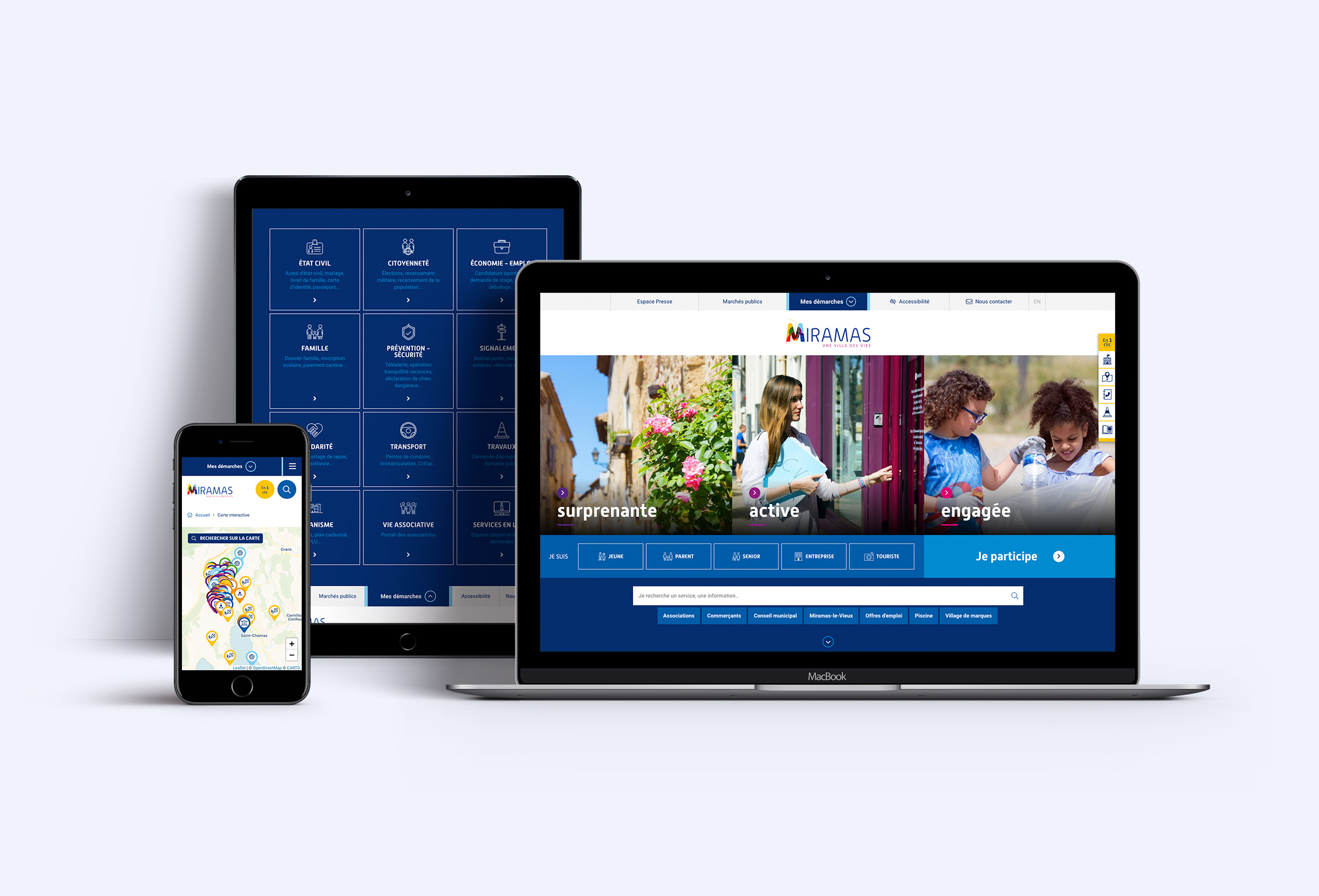 Miramas conception et production site internet responsive