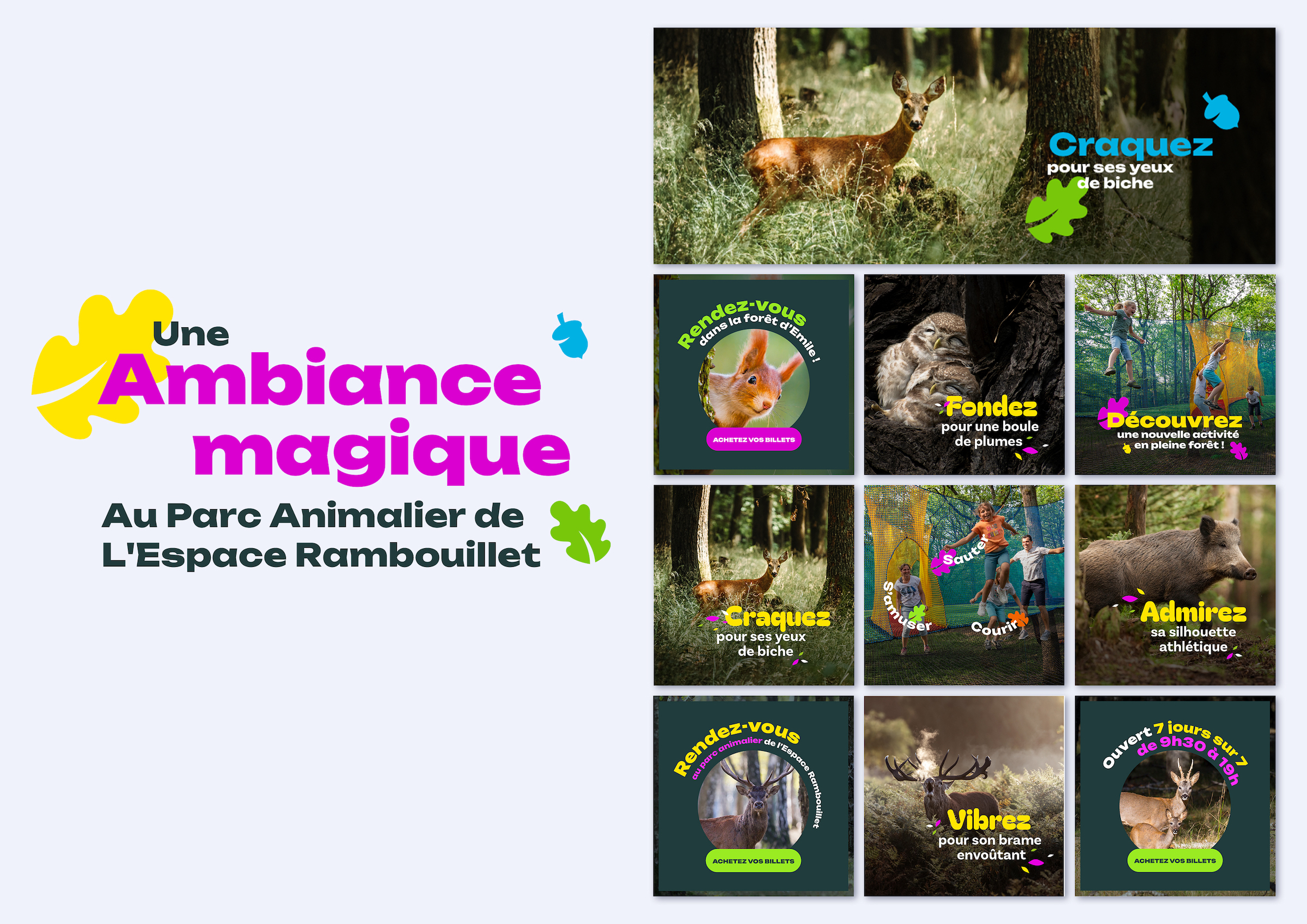 parc animalier social media