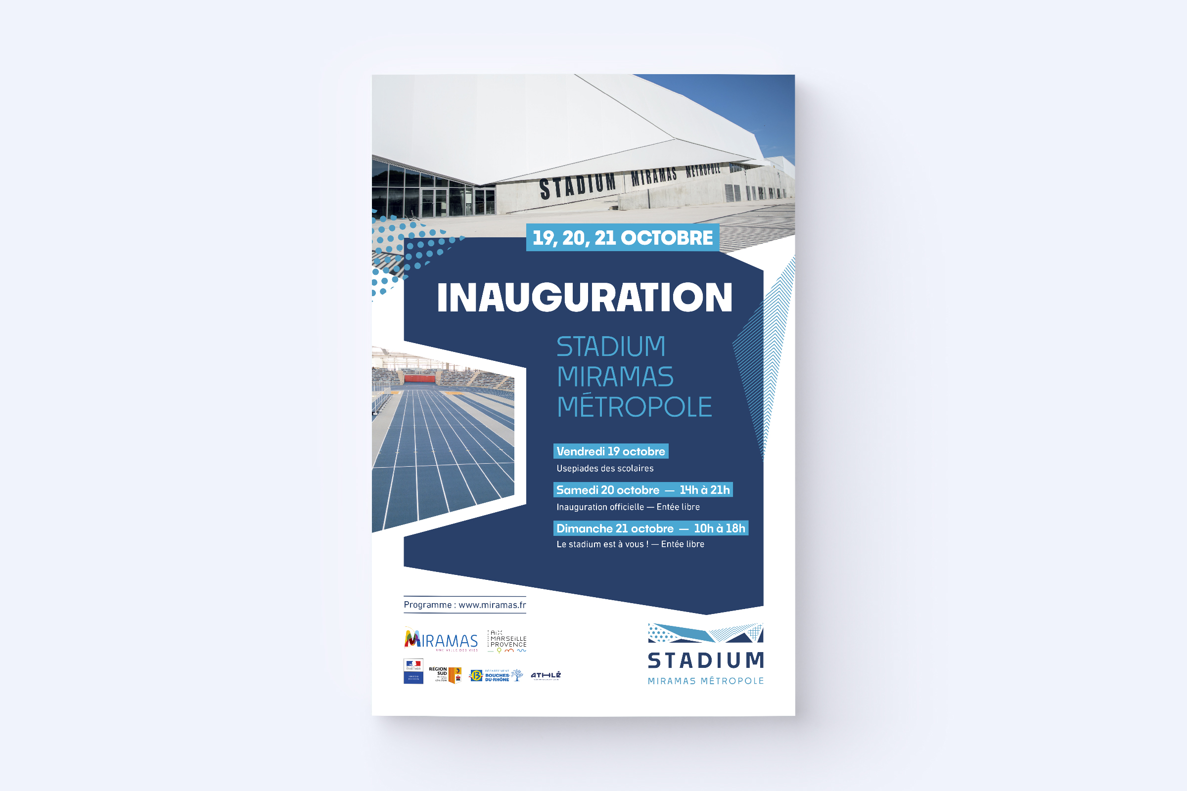 Création affiche Stadium Miramas