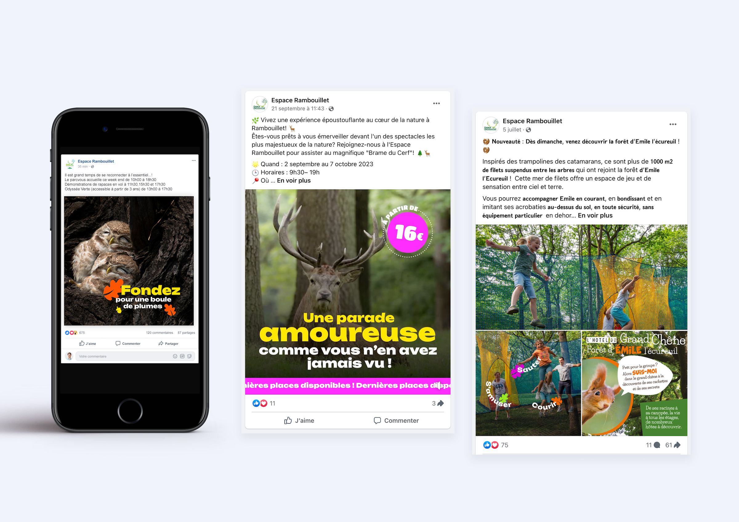 parc animalier social media