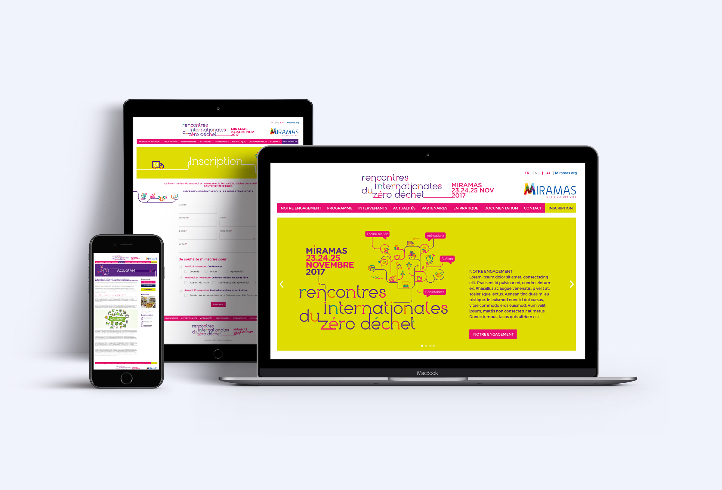 Création du site web Rencontre internationale du zéro déchet