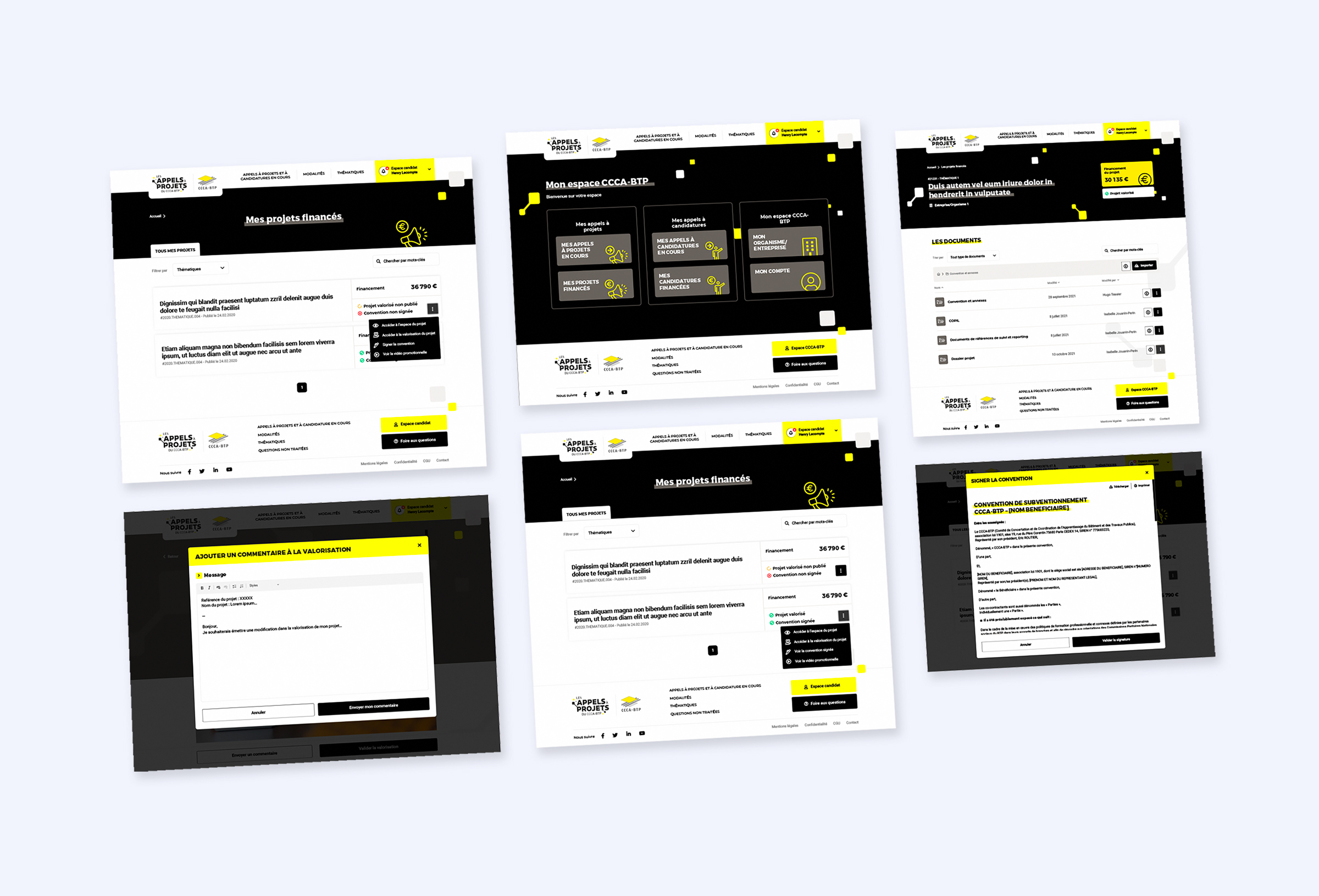 site appels à projets