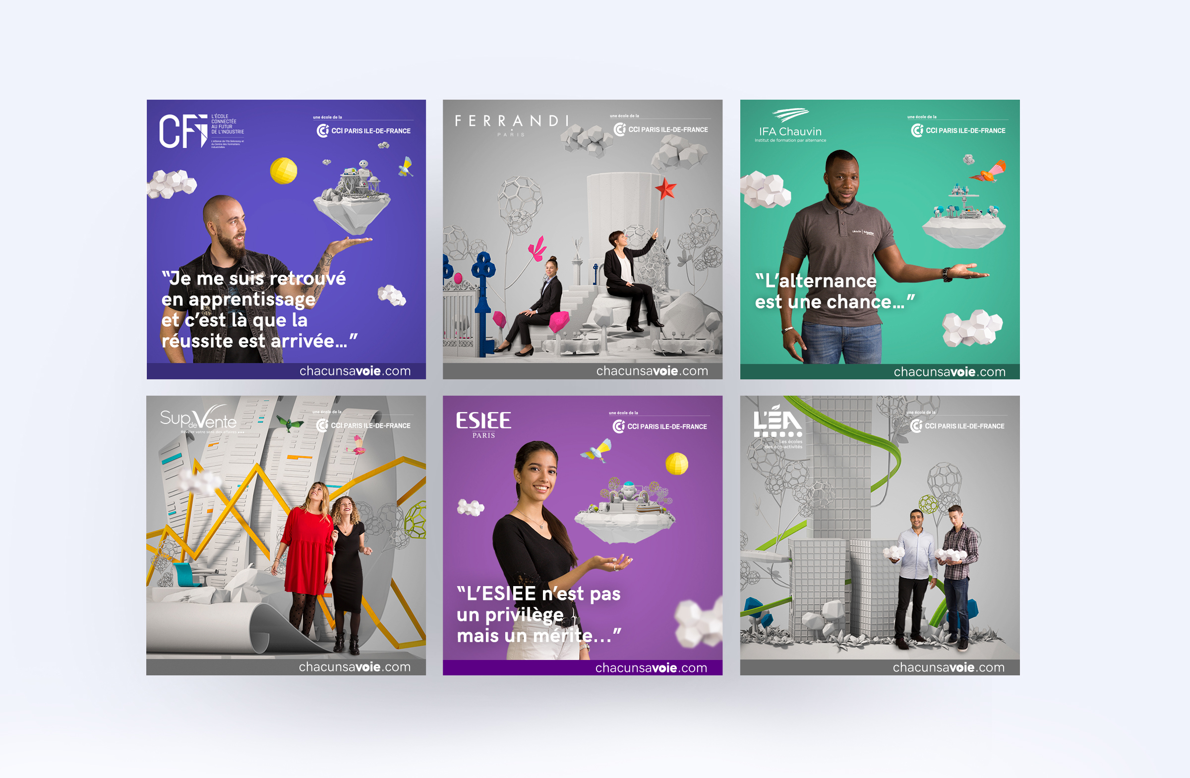 CCI Paris-Ile-de-France - Social Wall site Journées Portes Ouvertes 2019