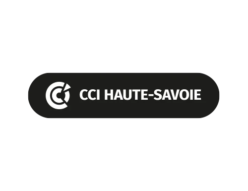 logo CCI Haute-Savoie noir et blanc