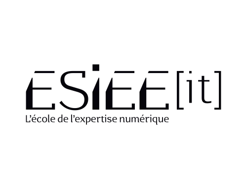 Logo ESIEE IT noir et blanc