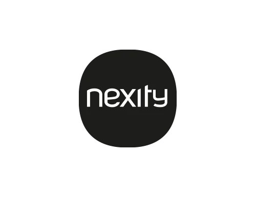 logo Nexity noir et blanc
