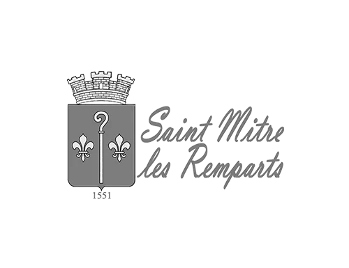 logo st Mitre-les-remparts noir et blanc