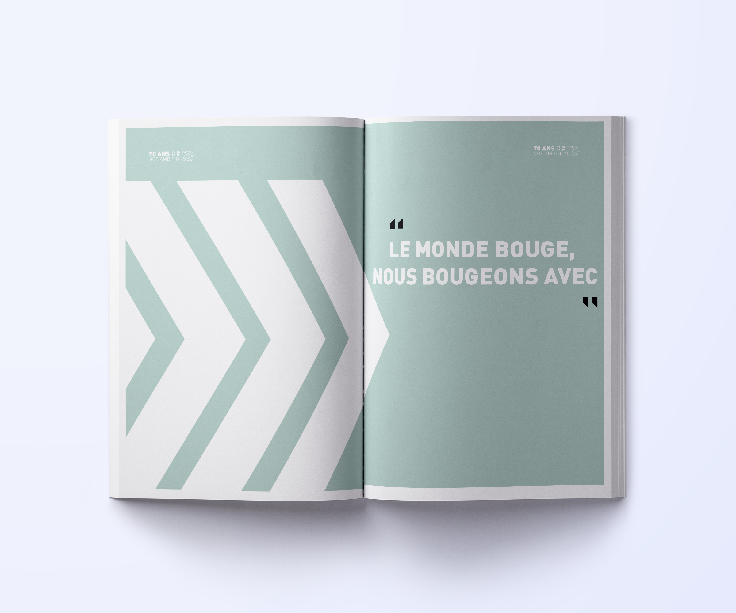 Mutuelle Nationale Militaire réalisation des pages intérieures
