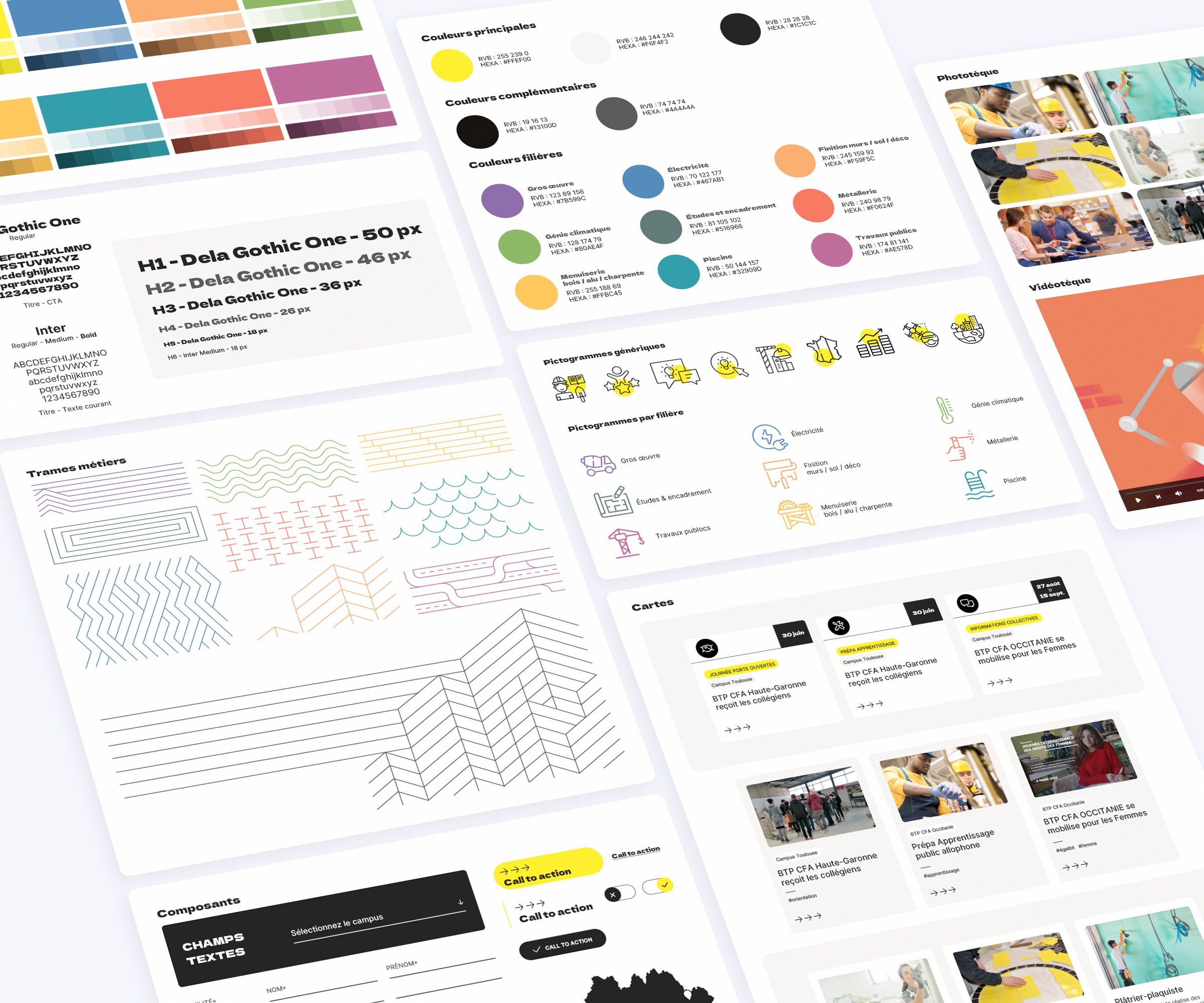 site btp cfa occitanie design system